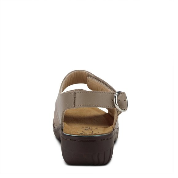 Spring Step Shoes Flexus Aksamala Slingback Sandal DARK TAUPE - Picture 4 of 7
